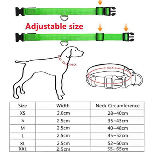 Anti-Lost Dog Light Harness For Pet