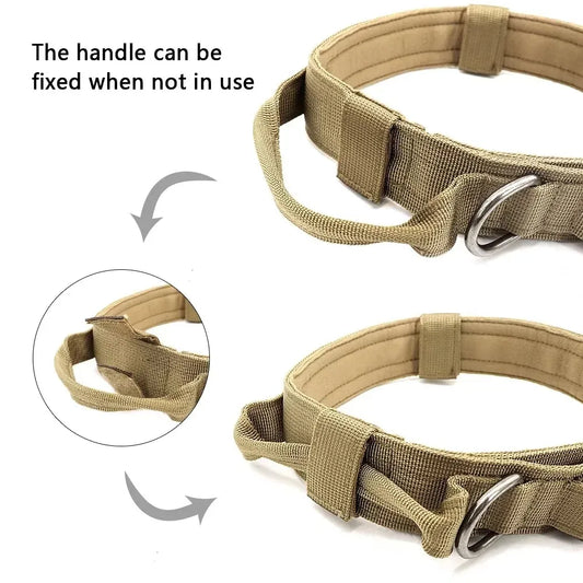 Adjustable Tactical Police Dog Collar